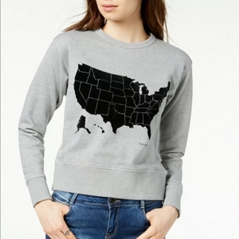 NEW! Calvin Klein USA Graphic Sweatshirt • Size M - Picture 1 of 5